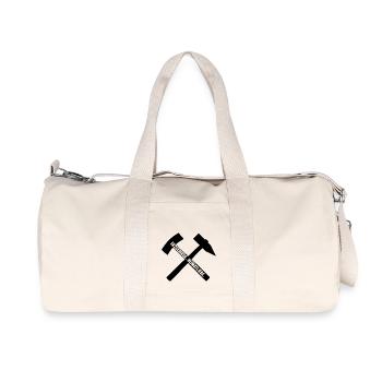 Heimatliebe Erzgebirge - Recycelte Canvas-Sporttasche von Stanley/Stella - Naturweiß - Vorne