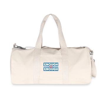 Genug ist genug Mutiges Statement - Recycelte Canvas-Sporttasche von Stanley/Stella - Naturweiß - Vorne