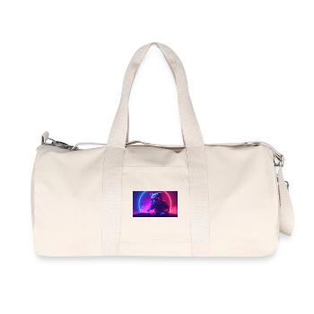 DJ Dog - Recycled Canvas Sports Bag by Stanley/Stella - natural - Front