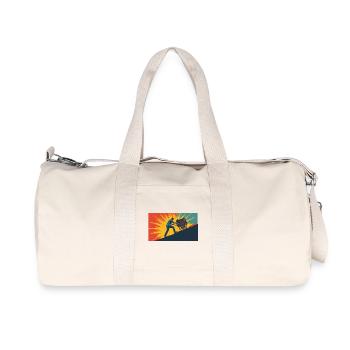 Going the extra Mile - Recycelte Canvas-Sporttasche von Stanley/Stella - Naturweiß - Vorne