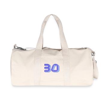 30. 30 ANS. 30e ANNIVERSAIRE. ANNIVERSAIRE 30 ANS. - Sac de sport en toile recyclée Stanley/Stella - blanc naturel - Devant