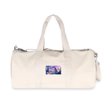 Art fantastique magique de rêve hivernal sur l’ours polaire - Sac de sport en toile recyclée Stanley/Stella - blanc naturel - Devant