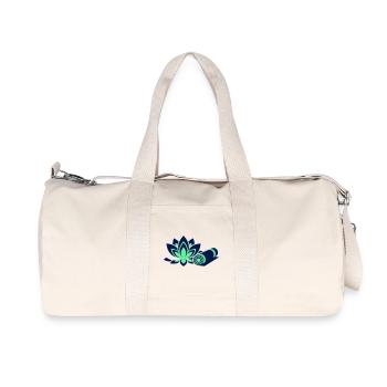 Yoga Mat Lotus Flower Compact - Recycled Canvas Sports Bag by Stanley/Stella - natural - Front