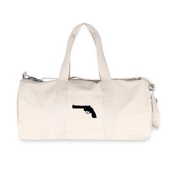 revolver.png - Recycelte Canvas-Sporttasche von Stanley/Stella - Naturweiß - Vorne
