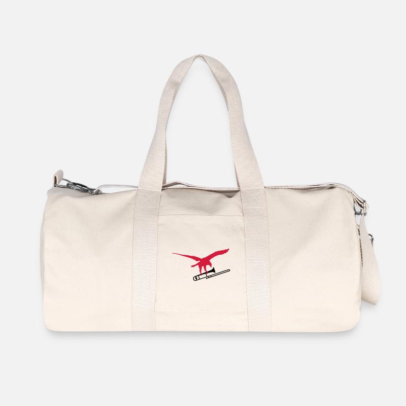 eagle trombone - Recycelte Canvas-Sporttasche von Stanley/Stella - Naturweiß