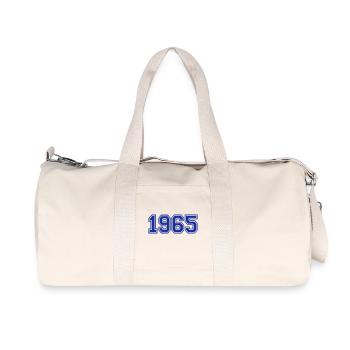 1965 - Recycelte Canvas-Sporttasche von Stanley/Stella - Naturweiß - Vorne