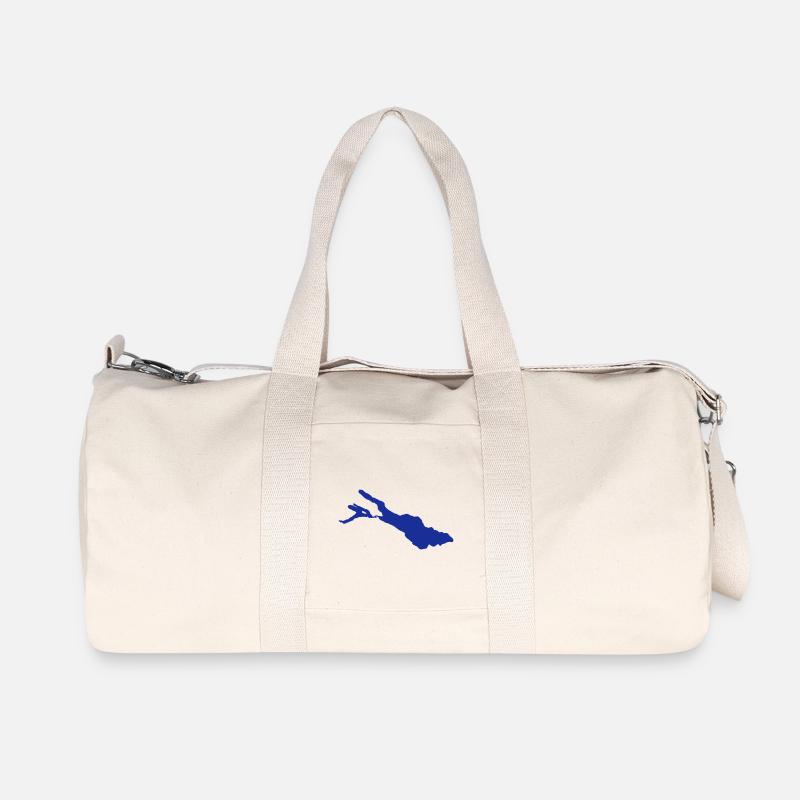 Bodensee - Recycelte Canvas-Sporttasche von Stanley/Stella - Naturweiß