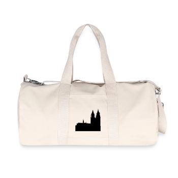 Magdeburger Dom - Recycelte Canvas-Sporttasche von Stanley/Stella - Naturweiß - Vorne
