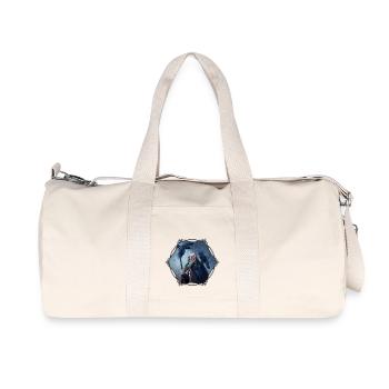 Odin - Sac de sport en toile recyclée Stanley/Stella - blanc naturel - Devant