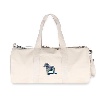 Dalahorse - Recycelte Canvas-Sporttasche von Stanley/Stella - Naturweiß - Vorne