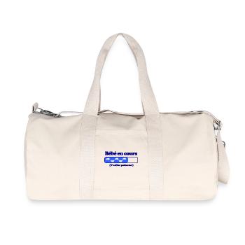 Bébé en cours - Sac de sport en toile recyclée Stanley/Stella - blanc naturel - Devant