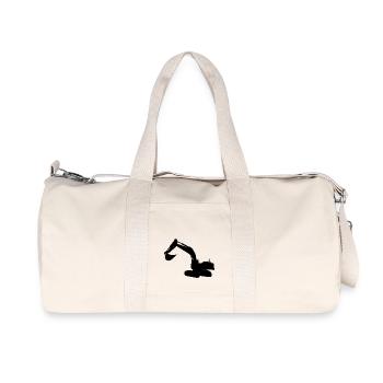 excavator - Recycled Canvas Sports Bag by Stanley/Stella - natural - Front