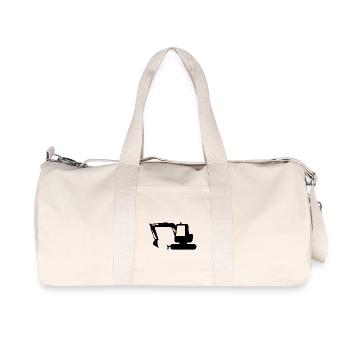 Bagger - Recycelte Canvas-Sporttasche von Stanley/Stella - Naturweiß - Vorne