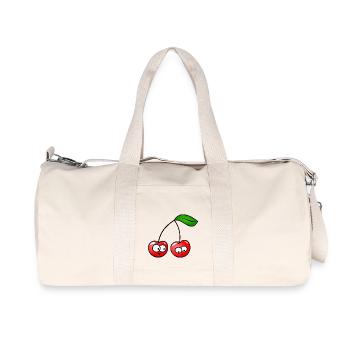The cherries - Recycled Canvas Sports Bag by Stanley/Stella - natural - Front