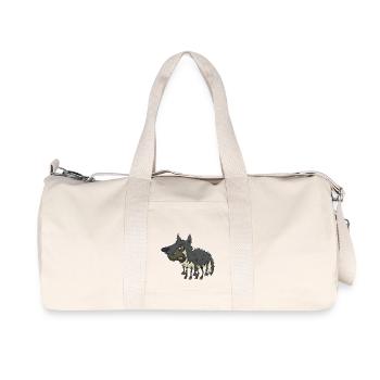 Schaf - Recycelte Canvas-Sporttasche von Stanley/Stella - Naturweiß - Vorne