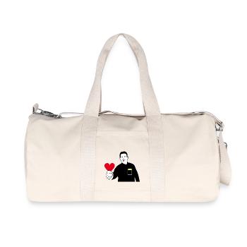 Love Referee - Recycled Canvas Sports Bag by Stanley/Stella - natural - Front