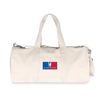 Manipulative Volksunion - Recycelte Canvas-Sporttasche von Stanley/Stella - Naturweiß - Vorne