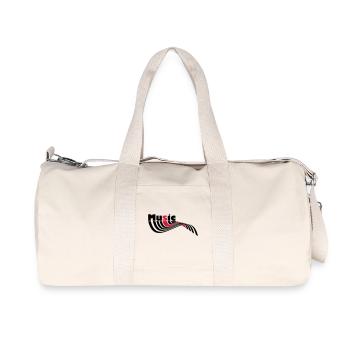 musique - Sac de sport en toile recyclée Stanley/Stella - blanc naturel - Devant