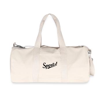 Sport - Recycled Canvas Sports Bag by Stanley/Stella - natural - Front