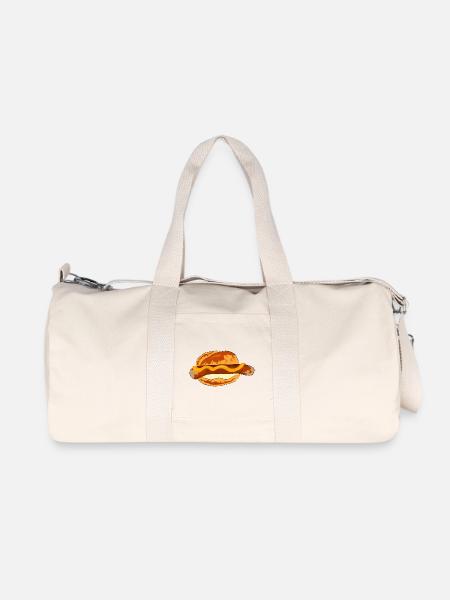 bratwurst speise essen koch - Recycelte Canvas-Sporttasche von Stanley/Stella - Naturweiß