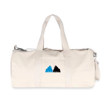 gorillas_02 - Recycelte Canvas-Sporttasche von Stanley/Stella - Naturweiß - Vorne