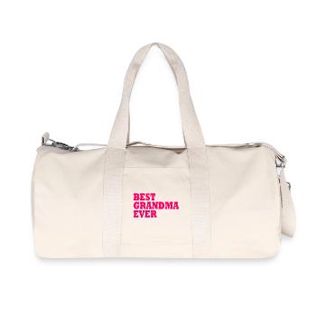 Best grandma ever - Recycled Canvas Sports Bag by Stanley/Stella - natural - Front