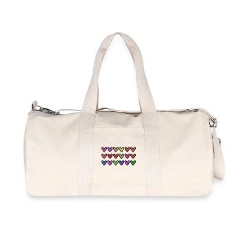 CHRISTMAS. YEAR. ANNIVERSARY. RETIREMENT. FATHER'S DAY - Recycled Canvas Sports Bag by Stanley/Stella - natural - Front