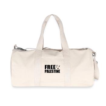 Free palestine - Recycled Canvas Sports Bag by Stanley/Stella - natural - Front