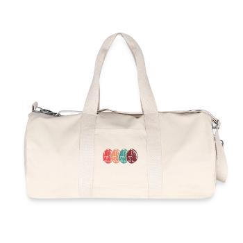 multicolor monowheels Design for a fans of - Recycled Canvas Sports Bag by Stanley/Stella - natural - Front