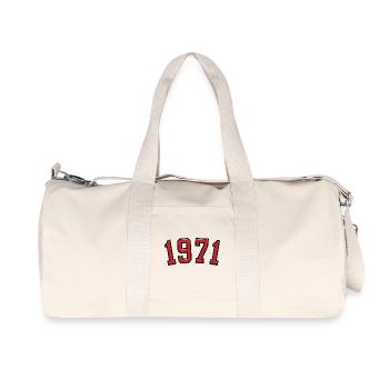 Sport year of birth 1971 - Recycled Canvas Sports Bag by Stanley/Stella - natural - Front