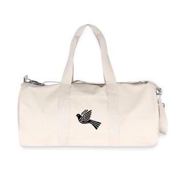 Colombe de la paix - Sac de sport en toile recyclée Stanley/Stella - blanc naturel - Devant