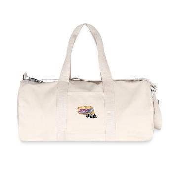 Fish Rolls // Illustration - Recycled Canvas Sports Bag by Stanley/Stella - natural - Front