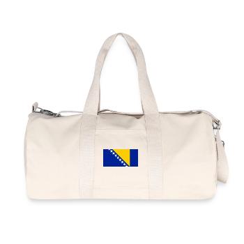 Bosnia and Herzegovina - Recycled Canvas Sports Bag by Stanley/Stella - natural - Front