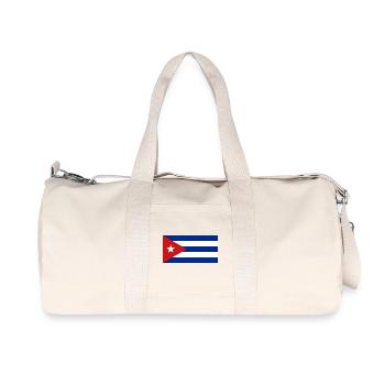 Cuba - Sac de sport en toile recyclée Stanley/Stella - blanc naturel - Devant