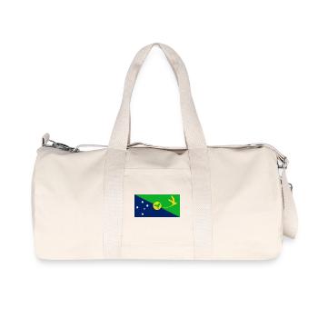 Îles Christmas - Sac de sport en toile recyclée Stanley/Stella - blanc naturel - Devant