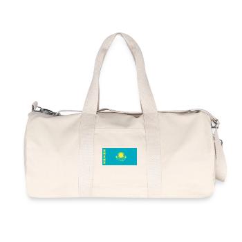 Kazakhstan - Sac de sport en toile recyclée Stanley/Stella - blanc naturel - Devant