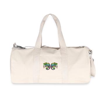 chameleons - Recycled Canvas Sports Bag by Stanley/Stella - natural - Front
