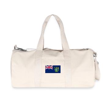 Îles Pitcairn - Sac de sport en toile recyclée Stanley/Stella - blanc naturel - Devant