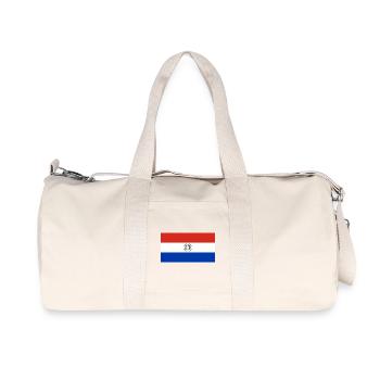 Paraguay - Recycelte Canvas-Sporttasche von Stanley/Stella - Naturweiß - Vorne