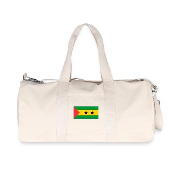 São Tomé-et-Príncipe - Sac de sport en toile recyclée Stanley/Stella - blanc naturel - Devant
