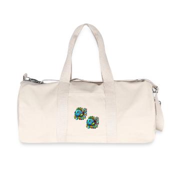 Bande dessinée Poisson 2 - Sac de sport en toile recyclée Stanley/Stella - blanc naturel - Devant