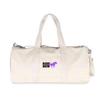 ride now - Recycled Canvas Sports Bag by Stanley/Stella - natural - Front