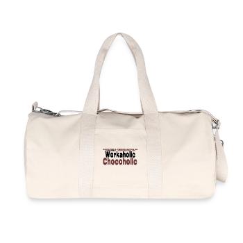 Travail, bourreau de travail et dicton drôle - Sac de sport en toile recyclée Stanley/Stella - blanc naturel - Devant