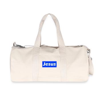 Jesus - Recycled Canvas Sports Bag by Stanley/Stella - natural - Front