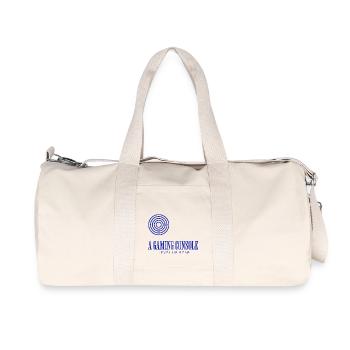 Gaming Console Gear – Level Up Adventure - Recycled Canvas Sports Bag by Stanley/Stella - natural - Front