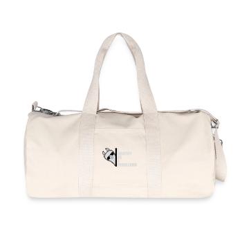 I Identify As A Probllama Cool Lama Problem Spruch - Recycled Canvas Sports Bag by Stanley/Stella - natural - Front