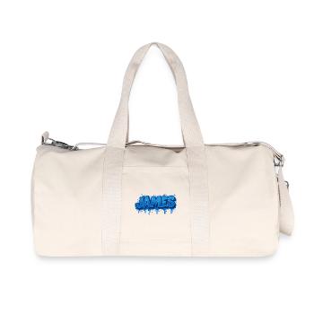Graffiti  John Prénom cadeau idéal imprimable sur  - Sac de sport en toile recyclée Stanley/Stella - blanc naturel - Devant