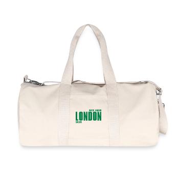 Londres – Angleterre Lyric Design - Sac de sport en toile recyclée Stanley/Stella - blanc naturel - Devant