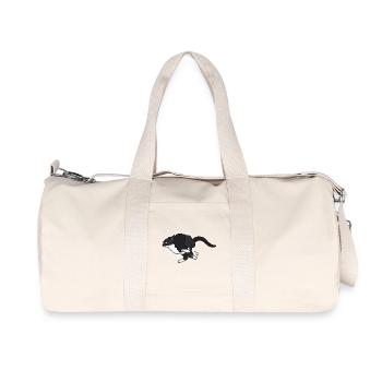 Midnight Leap Noir Cat - Recycled Canvas Sports Bag by Stanley/Stella - natural - Front