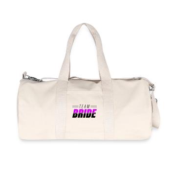 Équipe Bride - Sac de sport en toile recyclée Stanley/Stella - blanc naturel - Devant